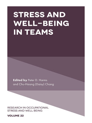 cover image of Stress and Well-Being in Teams